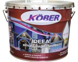 Email Superlucios K&ouml;ber Ideea Alb Polar 10L - Vopsea Alchidica Metal/Lemn/Sticla, Acoperire Excelenta, Rezistenta Intemperii