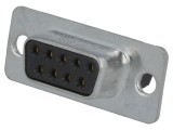 Conector D-Sub 9 PIN Mamă cu Șuruburi 7.5A 300VAC
