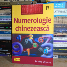 RICHARD WEBSTER - NUMEROLOGIE CHINEZEASCA , 2008 #