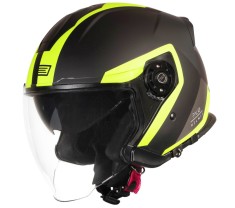 Casca moto semi-integrala, Origine Palio 2.0 Techy, culoare negru/galben, marime... Cod Produs: MX_NEW KASORI1060