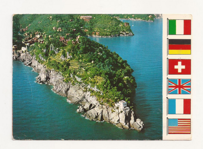 FA6 - Carte Postala - ITALIA - Golfo del Tigullio, circulata 1976