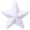 Ornament Crăciun, Stea, Spumă, Culoare Alb, Dimensiune 19 cm, Oem