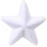 Ornament Crăciun, Stea, Spumă, Culoare Alb, Dimensiune 19 cm