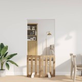 vidaXL Țarc pliabil pentru animale de companie 2 pcs Stejar Artizanal 8005969