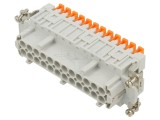 Conector ILME HDC JSHF 24 S, inserturi contact mamă, 16A 600V