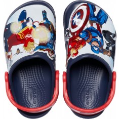Saboți Crocs Fun Lab Avengers Patch Clog Albastru - Navy