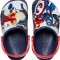 Saboți Crocs Fun Lab Avengers Patch Clog Albastru - Navy