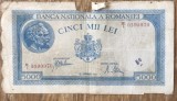 BNKRO05 Romania 5000 lei 28 septembrie 1943 E/I