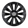Set 4 Capace Roti, potrivite jantelor de R15, pentru Fiat, model delta negru, Autohelix MSA
