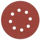 Vorel 08582 - Set foi abrazive rotunde 125 mm granulatie 120 8 gauri 5 bucati