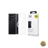 Husa MagSafe pentru Samsung Galaxy S22 Ultra 5G S908 3MK MagCase Transparenta