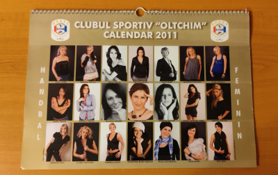 Clubul Sportiv OLTCHIM - Calendar Sportiv 2011 cu autografele jucătoarelor foto