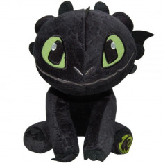Jucarie de plus, Play by Play, Toothless cu aripi fluorescente, Dragons, 34 cm