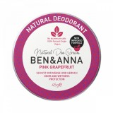 Deodorant natural crema Pink Grapefruit, 45g, Ben&amp;Anna