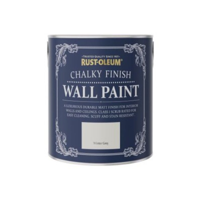 Vopsea Lavabila Chalky Wall Paint Winter Grey 1 Litru foto