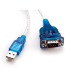 Cablu adaptor Nelbo USB la serial 9 pin, RS 232, CD cu driver inclus, de calitate superioara