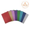 Set File Spumă A4 EVA, Multicolor, Glitter, 8 Bucăți, Oem