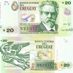 Uruguay 20 Pesos 2018 P-93 UNC