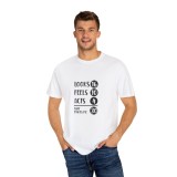 Tricou personalizat barbati, aniversare 30 ani, alb, marimea M