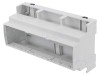 Carcasa KRADEX ABS Gri UL94-V0, 9 Module, pentru Sina DIN