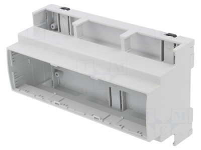Carcasă DIN ABS gri 9 module foto