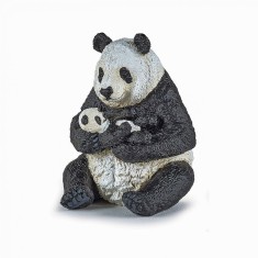 PAPO FIGURINA URS PANDA SEZAND CU PUI IN BRATE foto