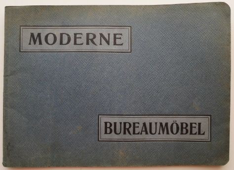Moderne bureaumobel. Glogowski &amp; Co. Budapest. Deutsche und Amerikanische rolljalousie und flachpulte (aprox. 1930)