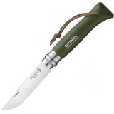 Cuțit de buzunar Opinel VRI N&deg;08 Inox Khaki