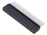 Conector SAMTEC şiruri pini tată PIN 40 2,54mm aurit THT soclu