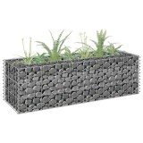 Strat &icirc;nălțat gabion, 90 x 30 x 30 cm, oțel galvanizat