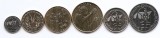 Statele Vest Africane Set 6 -1, 5, 10, 25, 50, 100 Francs 1984/15 - DB1, UNC !!!, Africa