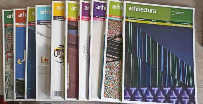 LOT 10 REVISTE ARHITECTURA ANUL 2008 (FEBRUARIE 2008 - DECEMBRIE 2008/IANUARIE 2009)-REVISTA UNIUNII ARHITECTILO foto