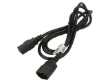 Cablu Alimentare IEC C13 la C14 1.8m Negru 10A, Akyga