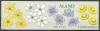 Aland 1997 - Flori, Carnet cu 2 Serii, 2 Poze, MNH, Nestampilat