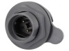 Conector Circular Soclu Tată 2 PIN Nichelat Buccaneer 7000
