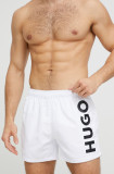 HUGO pantaloni scurți de baie culoarea alb 50469311