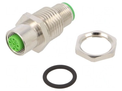Adaptor M12 tată-M12 mamă 5 pini CANopen foto