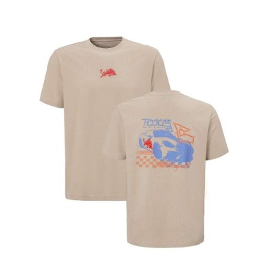 Red Bull Racing tricou de bărbați Porsche brown 2025 - XL foto