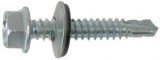 Surub Zincat Pentru Acoperis Cu Saiba Epdm / 4.8X20Mm - 100Buc