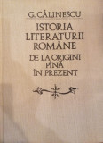 Istoria literaturii romane de la origini pana in prezent