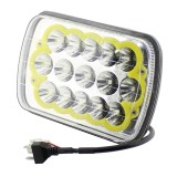 Proiector cu 3 moduri de lumina, 61 LED-uri, 12V-24V, lumina alb-galben - 109919