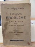 Cumpara ieftin Culegere de probleme de aritmetică. Aritmetică Raționată. Ion Ionescu, 1937