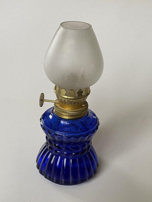 Lampa japoneza din sticla, anii 1970