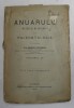 ANUARULU MUSEULUI DE GEOLOGIA SI DE PALEONTOLOGIA , sub directiunea lui GREGORIU STEFANESCU , VOLUMUL IV , 1910