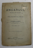 ANUARULU MUSEULUI DE GEOLOGIA SI DE PALEONTOLOGIA , sub directiunea lui GREGORIU STEFANESCU , VOLUMUL IV , 1910