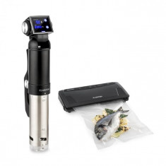 Klarstein Quickstick Pro Foodlocker Black Set, set, aragaz sous-vide, aparat de vidat foto