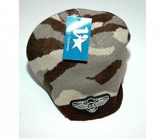 Caciula barbati groasa - camuflaj - Militara &amp;quot; US &amp;quot; woodland....OFERTA !! foto