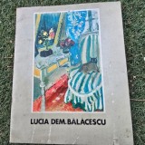 Lucia Dem. Balacescu 1971, cu dedicatia artistei pentru Misu Rosculet