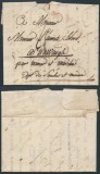 Belgium 1807 Stampless Cover + Content Brussels to Navaugle D.1017