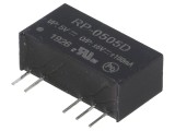 Convertor DC/DC RECOM 1W 5V și -5V SIP7 pentru tensiune 4,5-5,5V